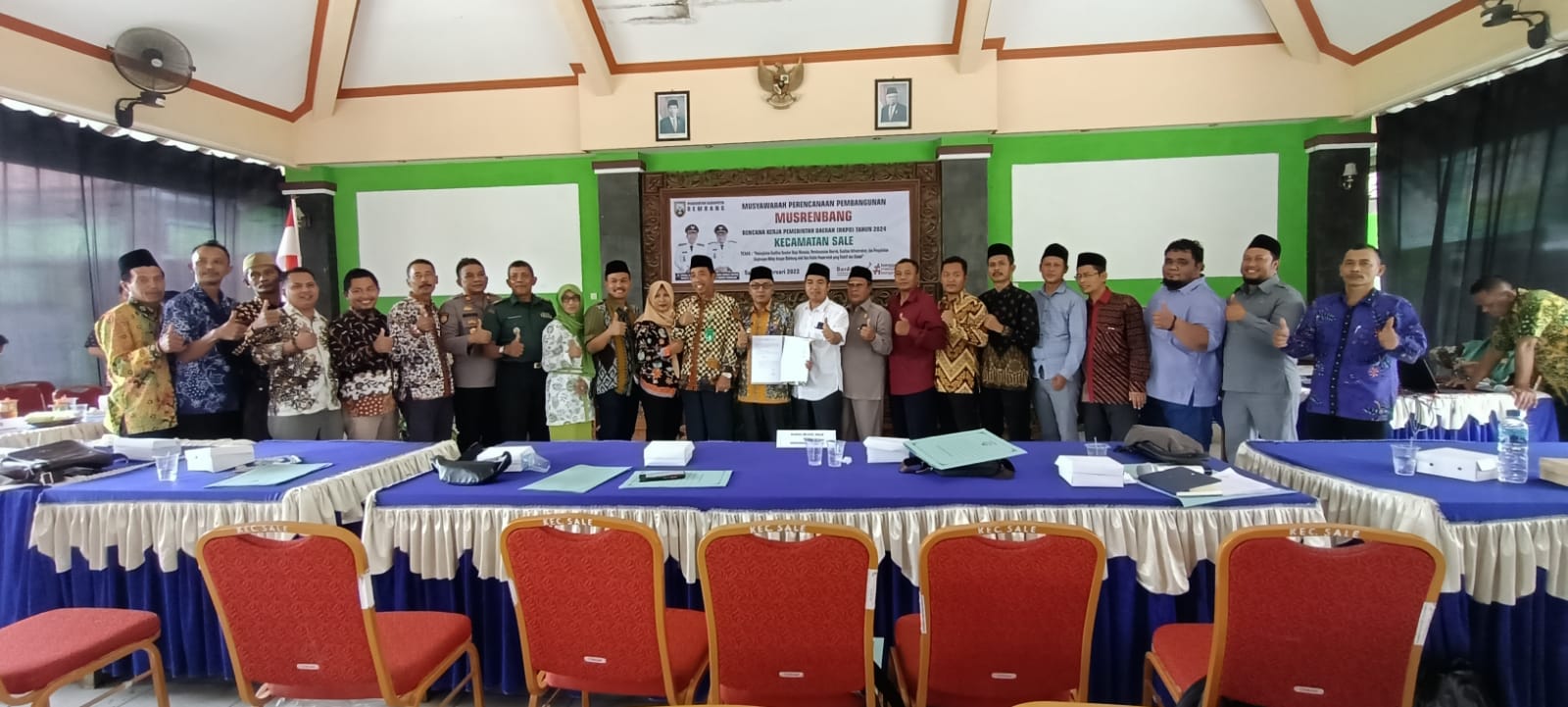 Musyawarah Perencanaan Pembangunan (MUSRENBANG) Kecamatan Sale Tahun 2023