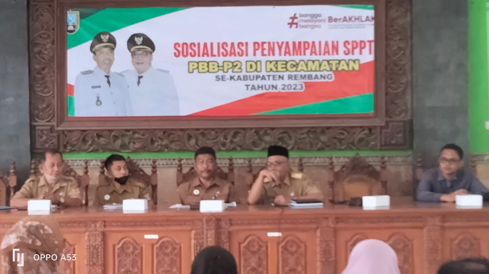 SOSIALISASI PENYAMPAIAN SPPT PBB-P2 TAHUN 2023 KECAMATAN SALE SE-KABUPATEN REMBANG